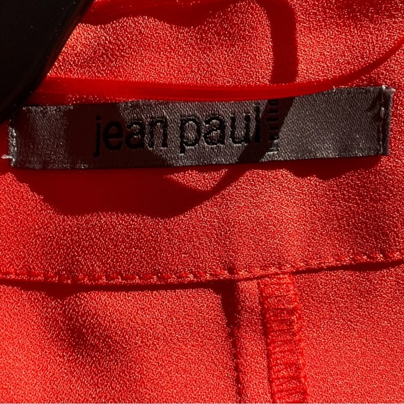 Jean Paul Berlin crop Blazer, size 10-orange - Picture 4 of 6